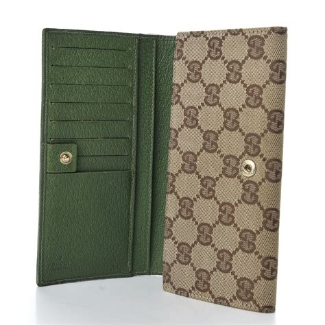 green Gucci wallet sale